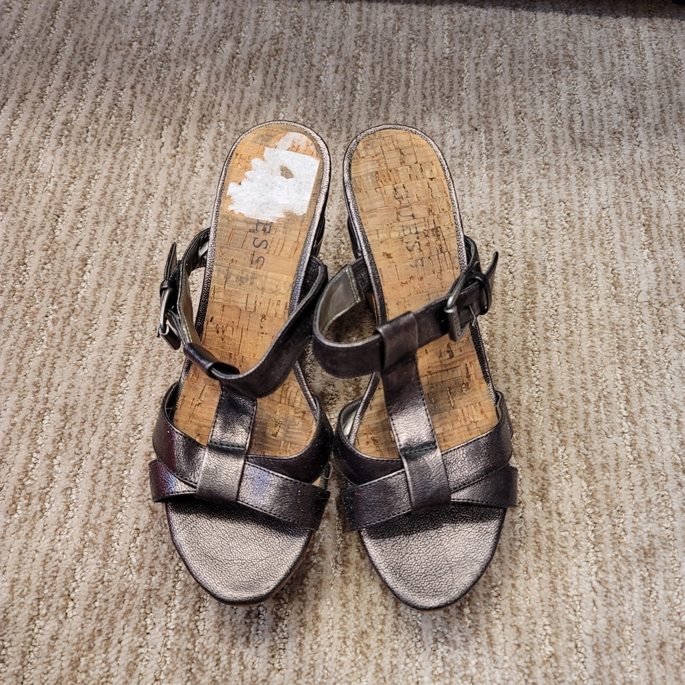 Guess Cork Wedge